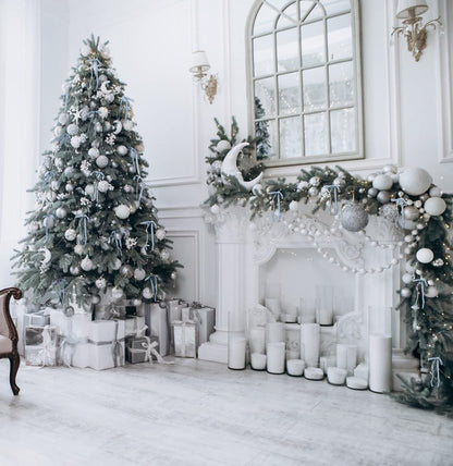 SIMISI RIBBON 24Pcs Light Blue Christmas Velvet Ribbon Bows Decorations Xmas Ornaments Vintage Decor for Tree, Wreath, Garland (3/8'' Width, 5 * 7 inch)