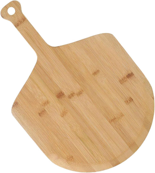 Pizza Peel with Handle Multipurpose Bread Cutting Board and Steak Tray for Serving Snacks Cake Fruits and Pizza at Parties and Outdoor Events