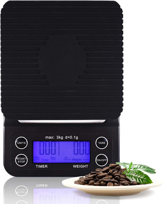 Digital Coffee Scale with Timer for Pour Over and Drip Coffee