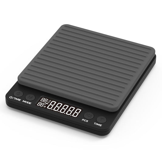 WEIGHTMAN Precision Coffee Scales with Dripper - Yellow LCD Screen, High Accuracy 2kg/0.1g