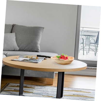 Wooden Serving Bowls, Rustic Wood Fruit Tray, Carved Salad Bowl, Decorative Keys Holder, Coffee Table Display