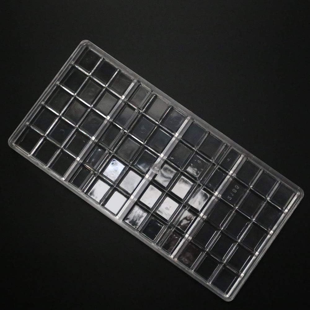 GRAINRAIN polycarbonate chocolate mold polycarbonate chocolate bar mould Clear hard plastic DIY candy pastry tools (19368)