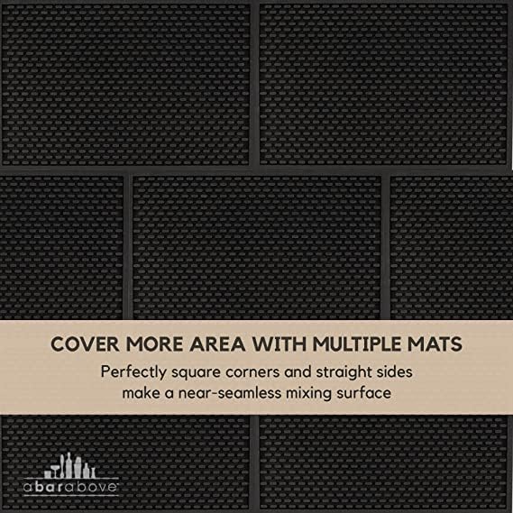 Premium A Bar Above Heavy Duty Bar Mat, Food Safe Silicone Mat, Mats for Bartending and Coffee, Commercial Strength Bartender Accessories, Dish Drying Mats for Kitchen Counter, Barista Accessories