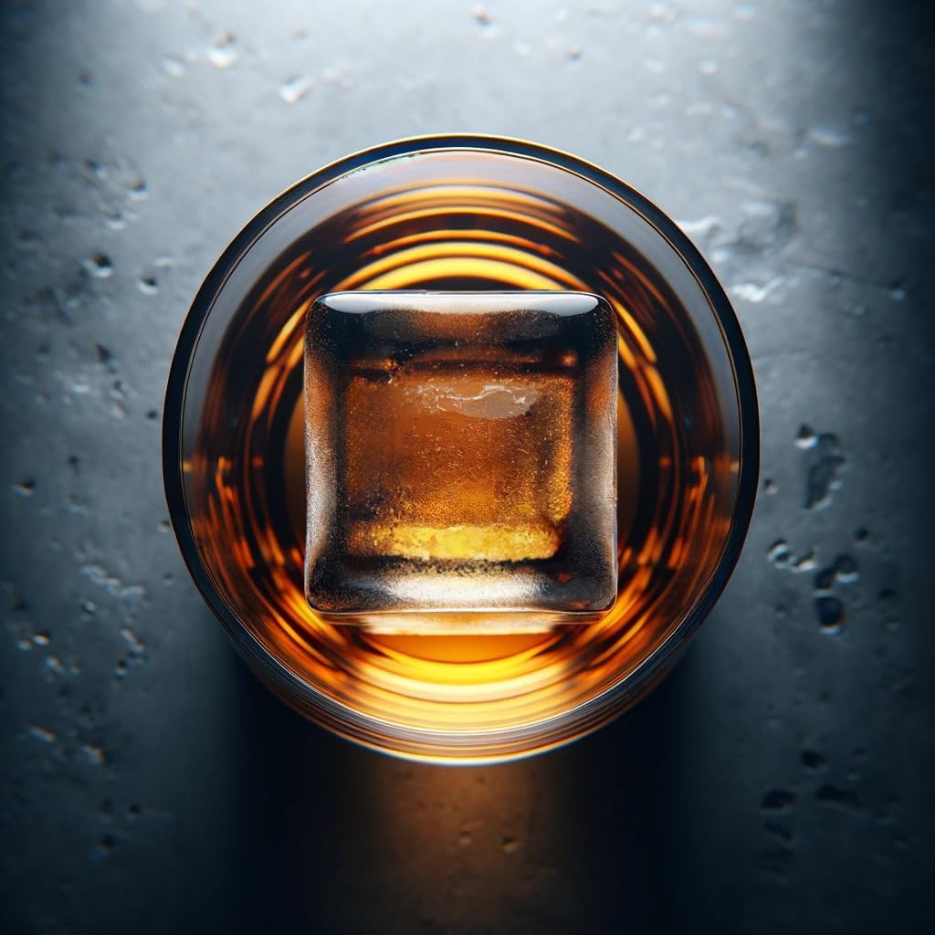 glacio Clear Ice Maker Set – Crystal Clear Ice Ball & Cube Molds for Whiskey and Cocktails | Dilution-Free Directional Freezing Design | Easy Removal