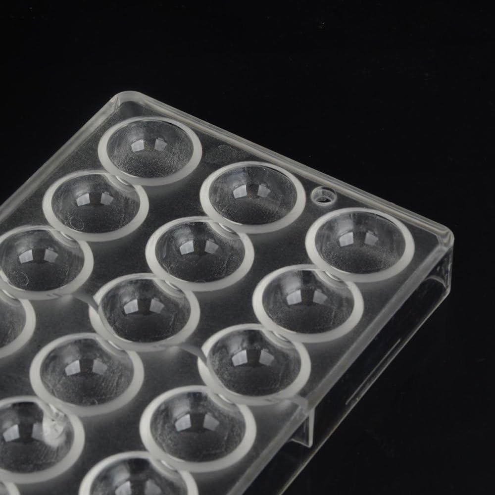 Grainrain polycarbonate chocolate mold polycarbonate chocolate bar mould Semi sphere DIY candy chocolate mold tray (19304)