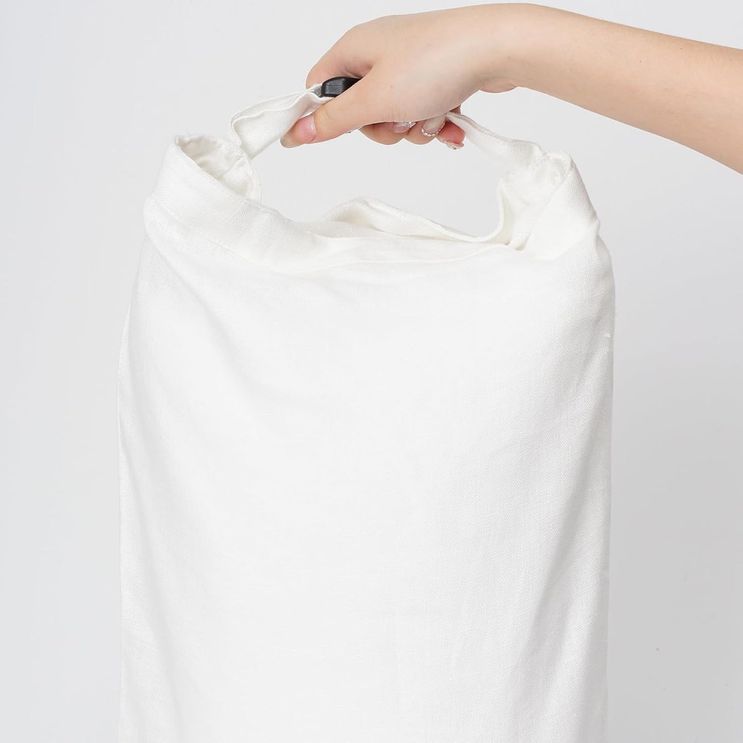 2 Pcs 100% Linen Bread Bags for Homemade Bread 13 x 19.6 Inches Reusable Sourdough Bread Storage Bag with Zipper (White)