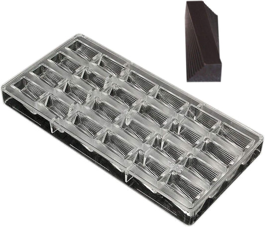 Grainrain polycarbonate chocolate mold polycarbonate chocolate bar mould (19385)
