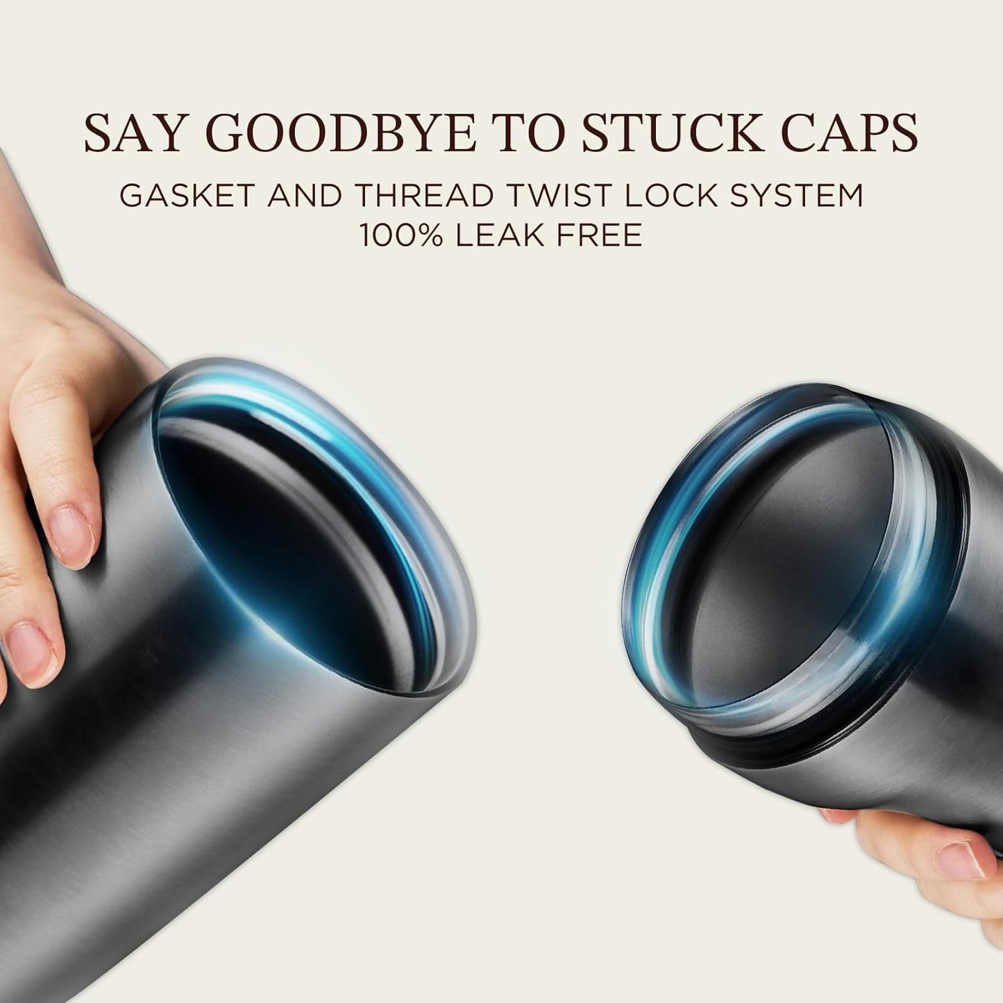 Kitessensu Hybrid Cocktail Shaker | Vacuum Insulated Stainless Steel Martini Shaker with Double Wall Martini Cup | Integrated Measuring System | Tumbler Lid & Cocktail Recipes Included | Matte Black