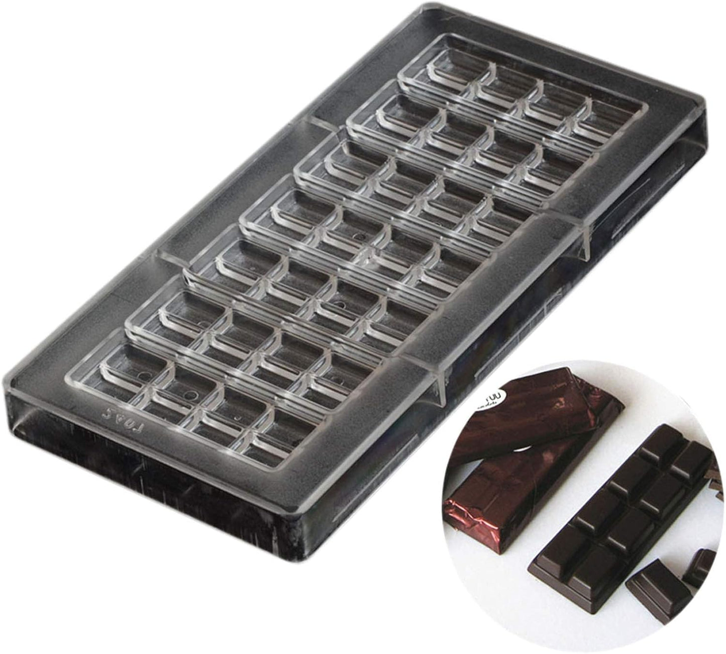 Grainrain polycarbonate chocolate mold polycarbonate chocolate bar mould DIY handmade candy pastry tools (19306)