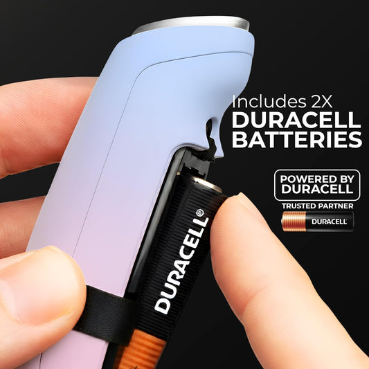 Zulay Kitchen Patented Tornado Triple Whisk Milk Frother with 4 Duracell Batteries – Handheld Foam Maker for Coffee, Lattes, Matcha & Hot Chocolate – Rich, Creamy Froth in Seconds