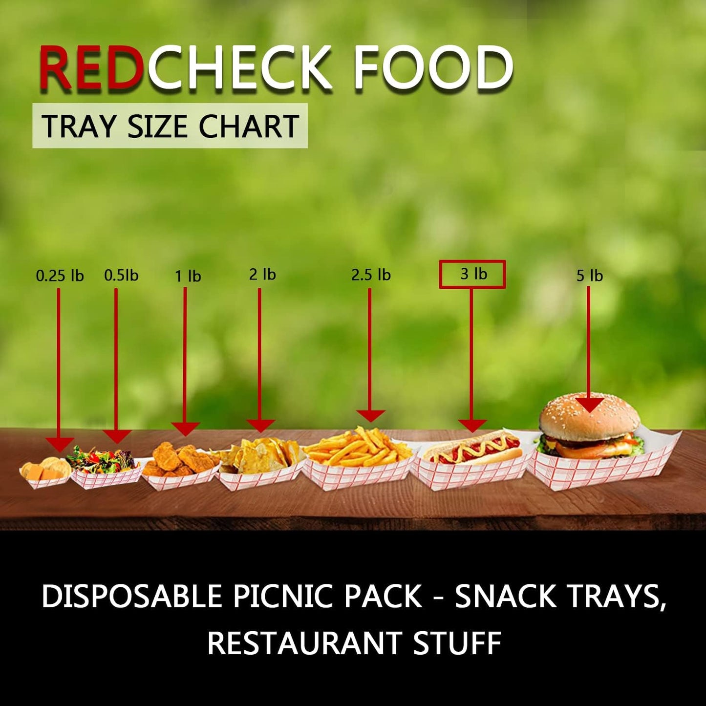Angel's Peel Lounge Paper Food Trays — Red Check Paper Tray for Fries, Loaded Nachos, Hot Dog, and Snacks, Heavy-Duty Disposable Boats for Events, Food Courts, and Concession Stands, 3lb, 100-PACK