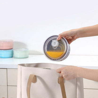 Selamica Ceramic Bowls with Lids, 14 OZ Microwave Safe Bowls with Lids for Lunch Picnic, 5 Inch Ceramic Food Storage Containers for Leftovers, Soup, Salad, Meal Prep, Cereal, Set of 4, Gradient Color