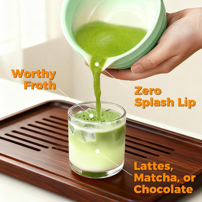 Evoio Matcha Set, 10 Pcs Japanese Matcha Whisk Set with Ceramic Bowl, Bamboo Whisk, Stainless Sifter, Scoop and Holder, Gift for Tea Lovers