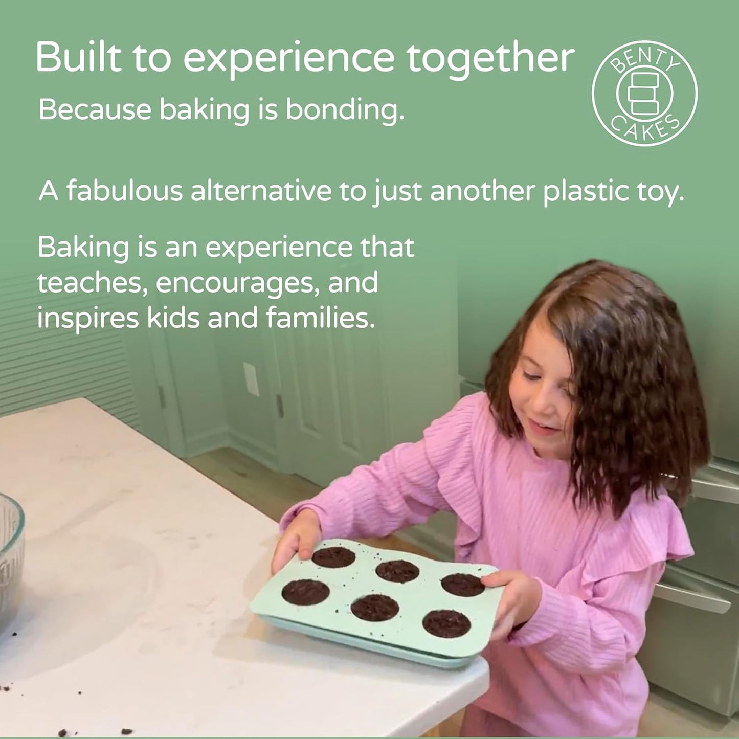 Benty Cakes – The Original CakePuck Baker Bundle – Better than a Cake Pop! Make Chocolate Covered Dessert – BPA Free Silicone – Includes 3 Mold Sets + 5 Trays + 6 Scrapers – Green