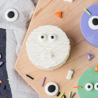 Sweets Indeed Sandwich Cookie Decorating Kit – Halloween DIY Set with Oreo Mold, Spooky Sprinkles, Candy Eyeballs, Monster Teeth & Piping Bags