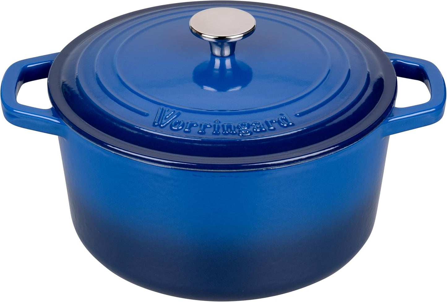 Enameled Cast Iron Dutch Oven Pot with Lid, for Bread Baking, Round Bread Oven- include Sourdough Bread Baking Supplies Set, 4.5QT, Blue