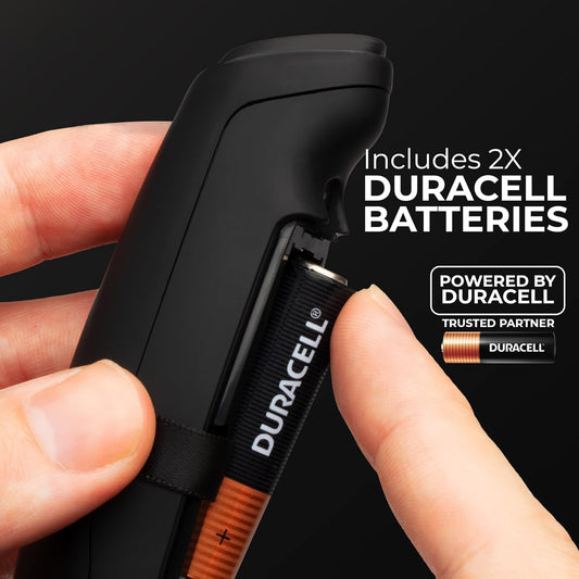 Zulay Kitchen Patented Tornado Triple Whisk Milk Frother with 4 Duracell Batteries – Handheld Foam Maker for Coffee, Lattes, Matcha & Hot Chocolate – Rich, Creamy Froth in Seconds