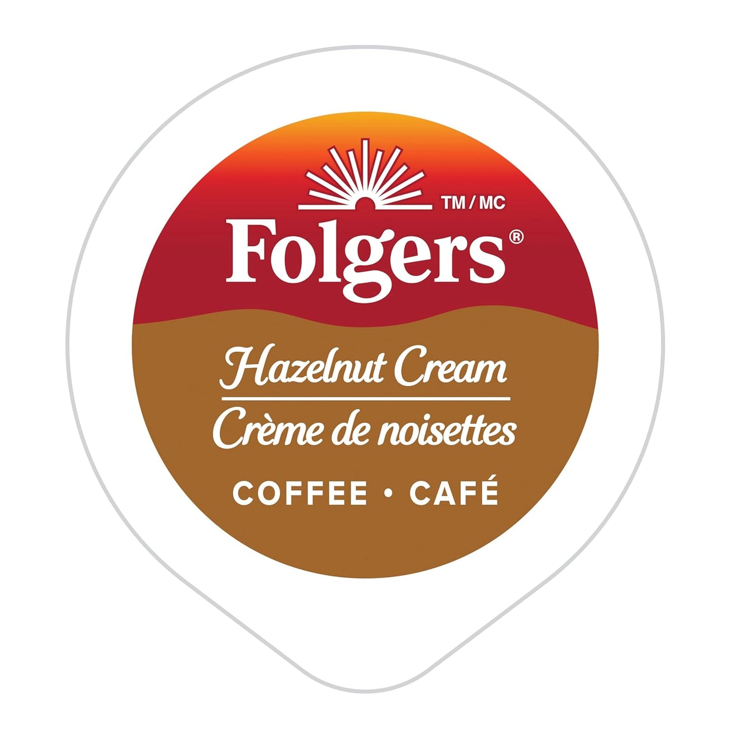 Folgers Hazelnut Cream K-Cup Coffee Pods 12 Count