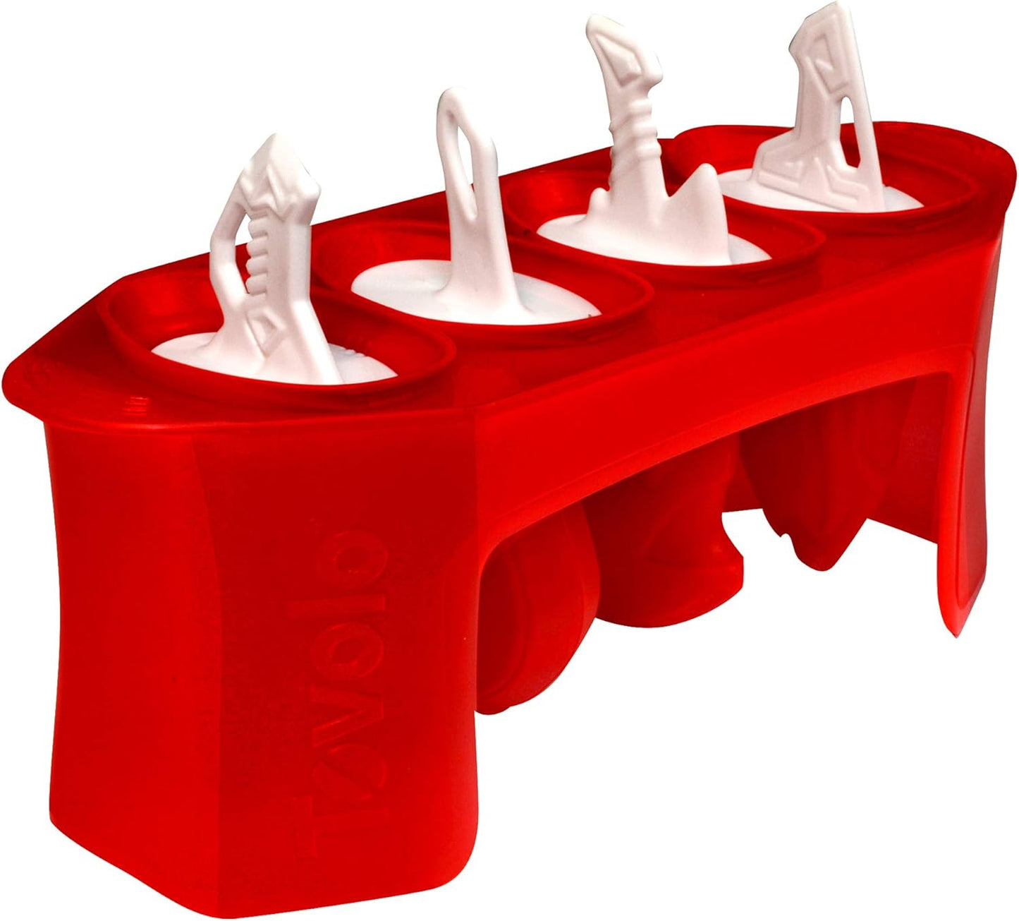 Tovolo Sword Ice Pop Molds Popsicle Maker, Flexible Silicone, Dishwasher Safe, Set of 4