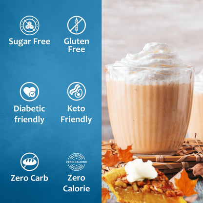 Syruvia Sugar Free Coffee Syrup, Maple Bourbon Pecan Flavored Syrup for Drinks, Lattes, and Desserts – 25.4 fl oz