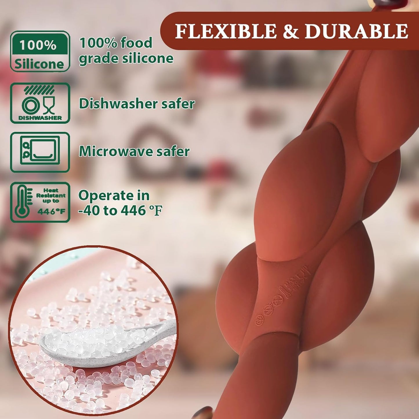 Hot Chocolate Cocoa Bomb Molds Hemisphere Silicone 2 Inch 4 Pack, Semi Ball Mould 6 Cavity Large Circular, BPA Free Non-Stick Half Sphere Holiday Valentine DIY Cake Jelly Dome Mousse