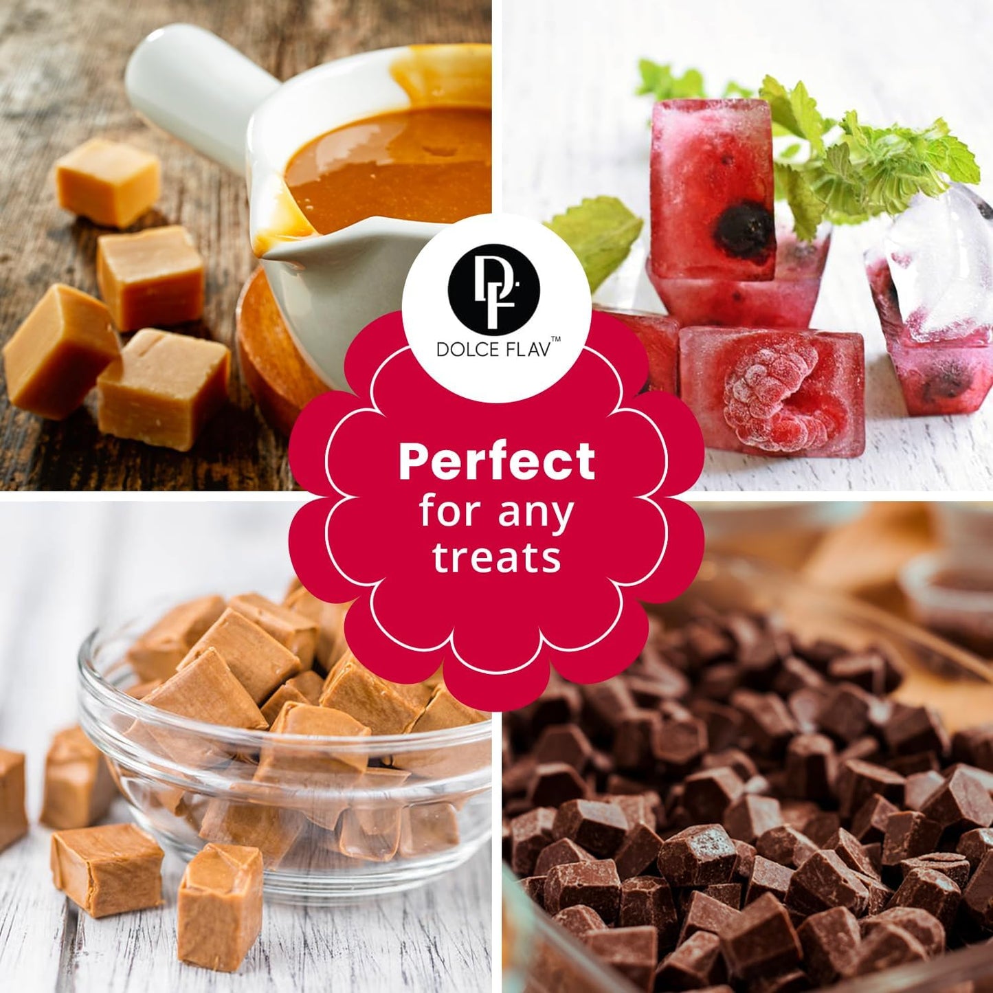 Silicone 4ml Square Candy Molds for Chocolate, Gummy & Baking | 230 Cavities Confectionery Molds | Food-Grade, BPA-Free Silicone for Homemade Treats & Desserts