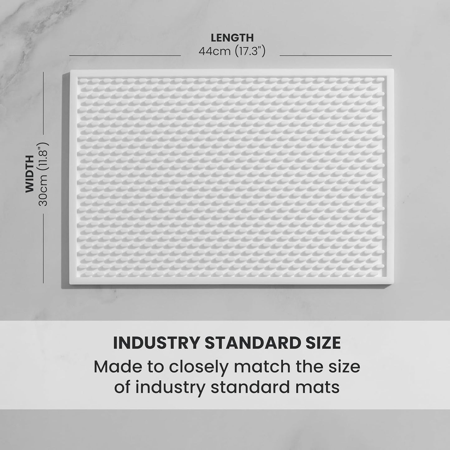 A Bar Above Heavy Duty Bar Mat, Food Safe Silicone Mat, Bar Mats for Countertop, Commercial Strength Bartender Accessories, Dish Drying Mat for Kitchen Counter, Barista Accessories, 12” x 18”