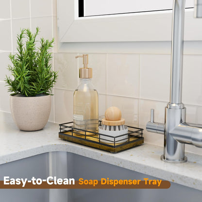 Rustic Bathroom Toilet Tank Tray, 7.5" Wood Toilet Paper Storage Basket Back of Toilet Basket Organizer, Vanity Tray for Perfume Makeup Candle Kitchen Counter Coffee Table Decor