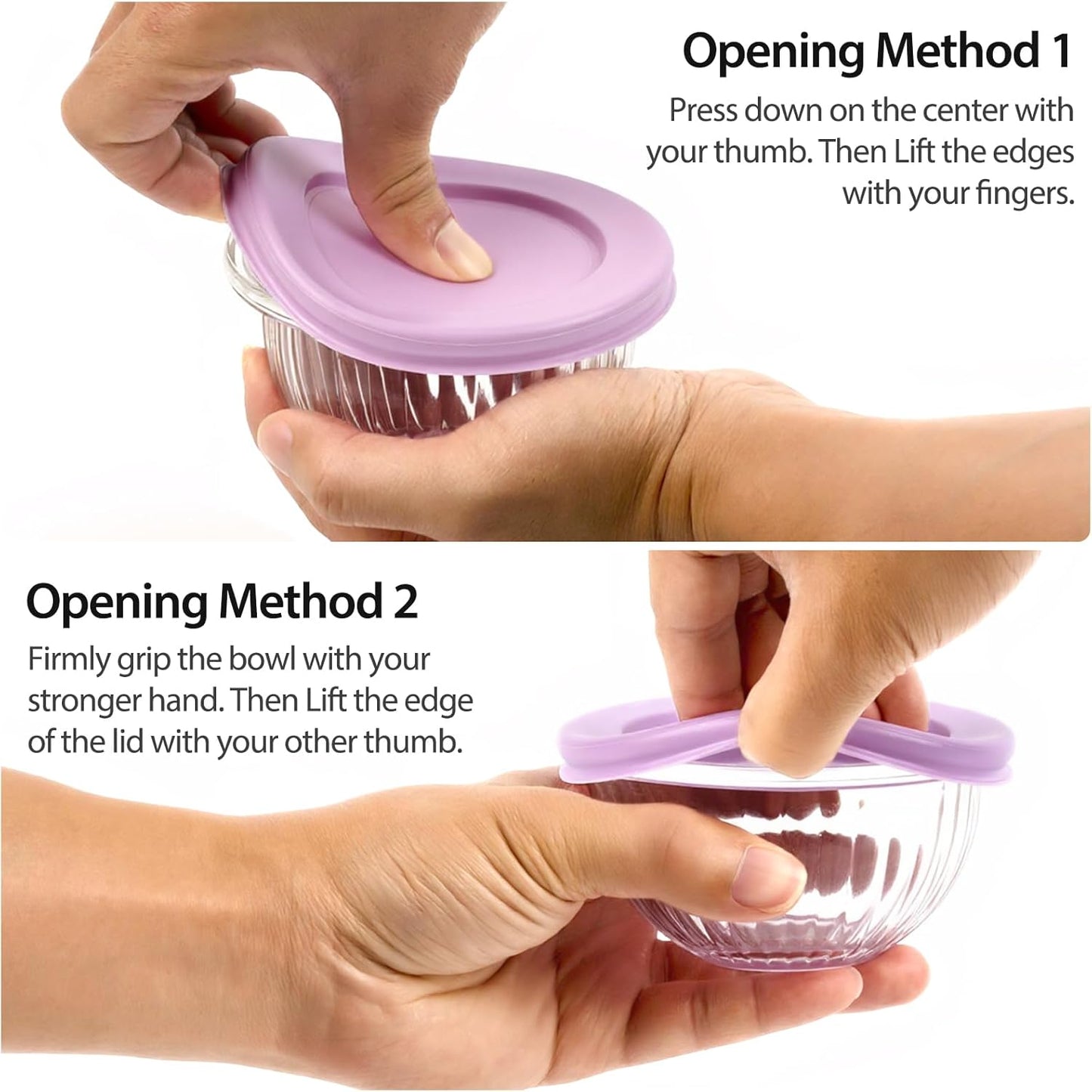 Freshmage Small Glass Bowls with Lids, [8 Pack-6.25 Oz] Meal Prep Bowls Set, Stackable Small Food Storage Containers for Leftovers, Snacks, Nuts, Dips, Dessert, Dishwasher & Microwave Safe