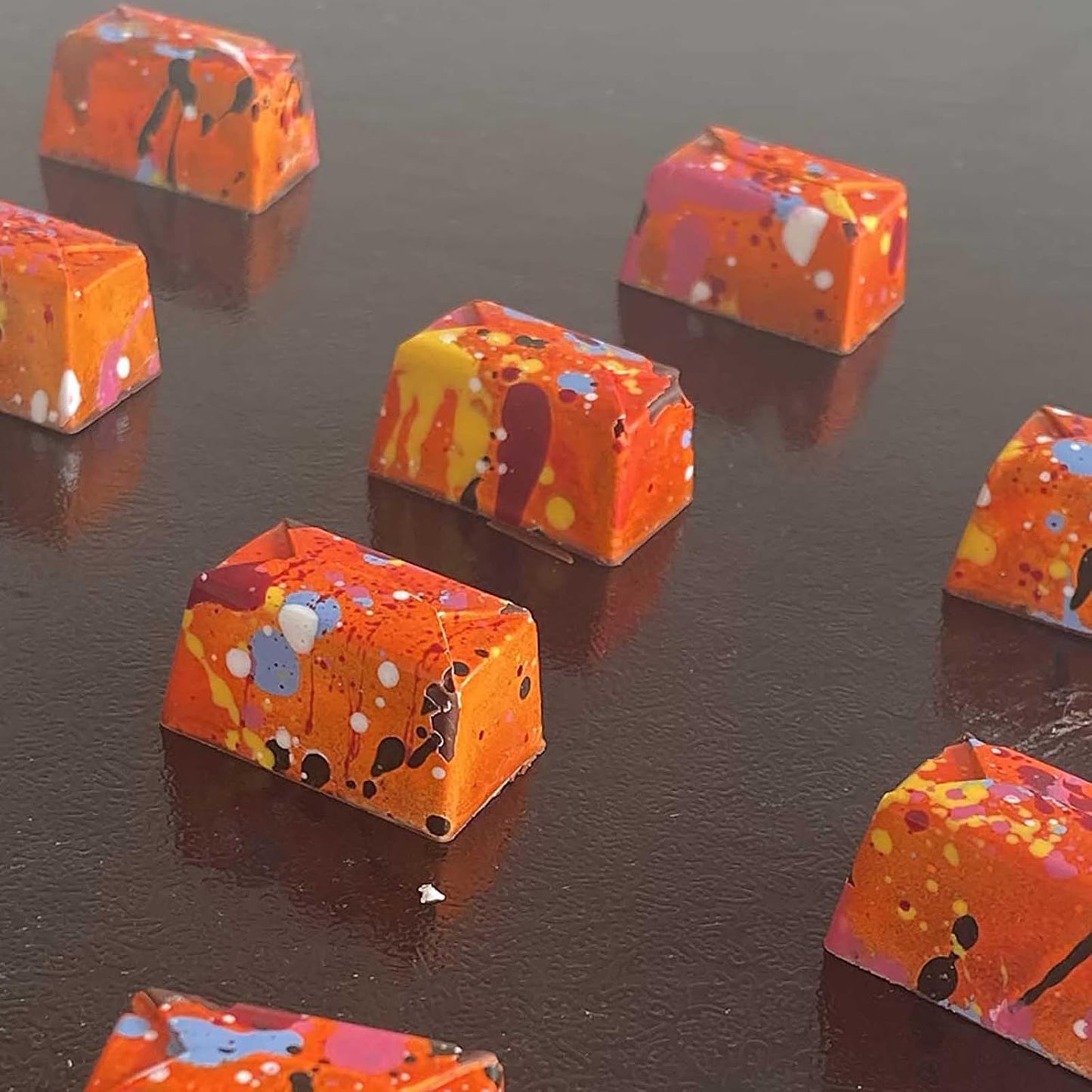 Grainrain polycarbonate chocolate mold polycarbonate chocolate bar mould rectangle envelope diy candy pastry bakeware tools (19329)