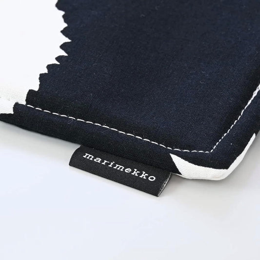 Marimekko 071693 190 Pieni UNIKKO Pot Holder, Black and White