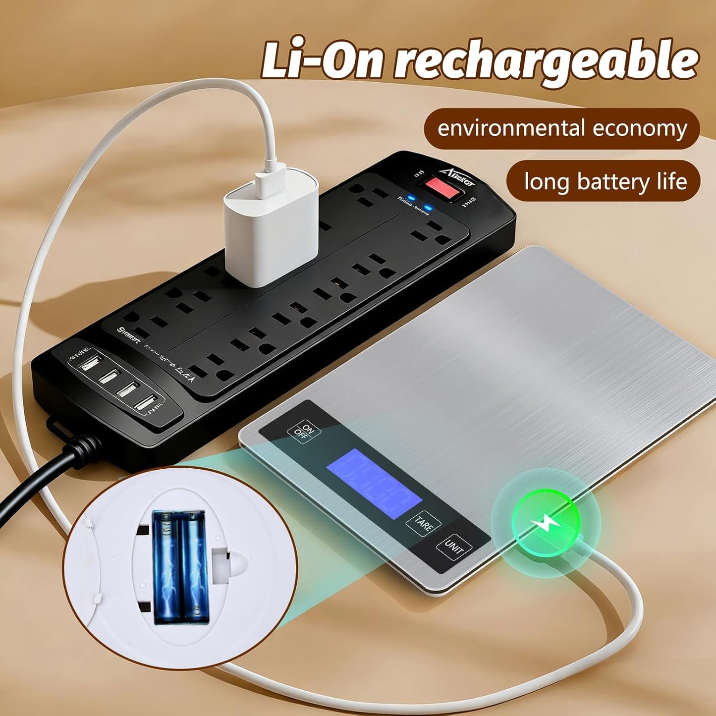 33lb Digital Scale Kitchen Food Scale Weight Grams and Ounces Pounds/Ounces/Grams be Freely Changed for Daily Use, Home Baking Stainless Steel Material