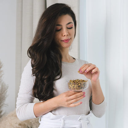 Nichols Farms Organic No Shell California Pistachios, Healthy Protein Snack, Roasted Sea Salt, 1LB