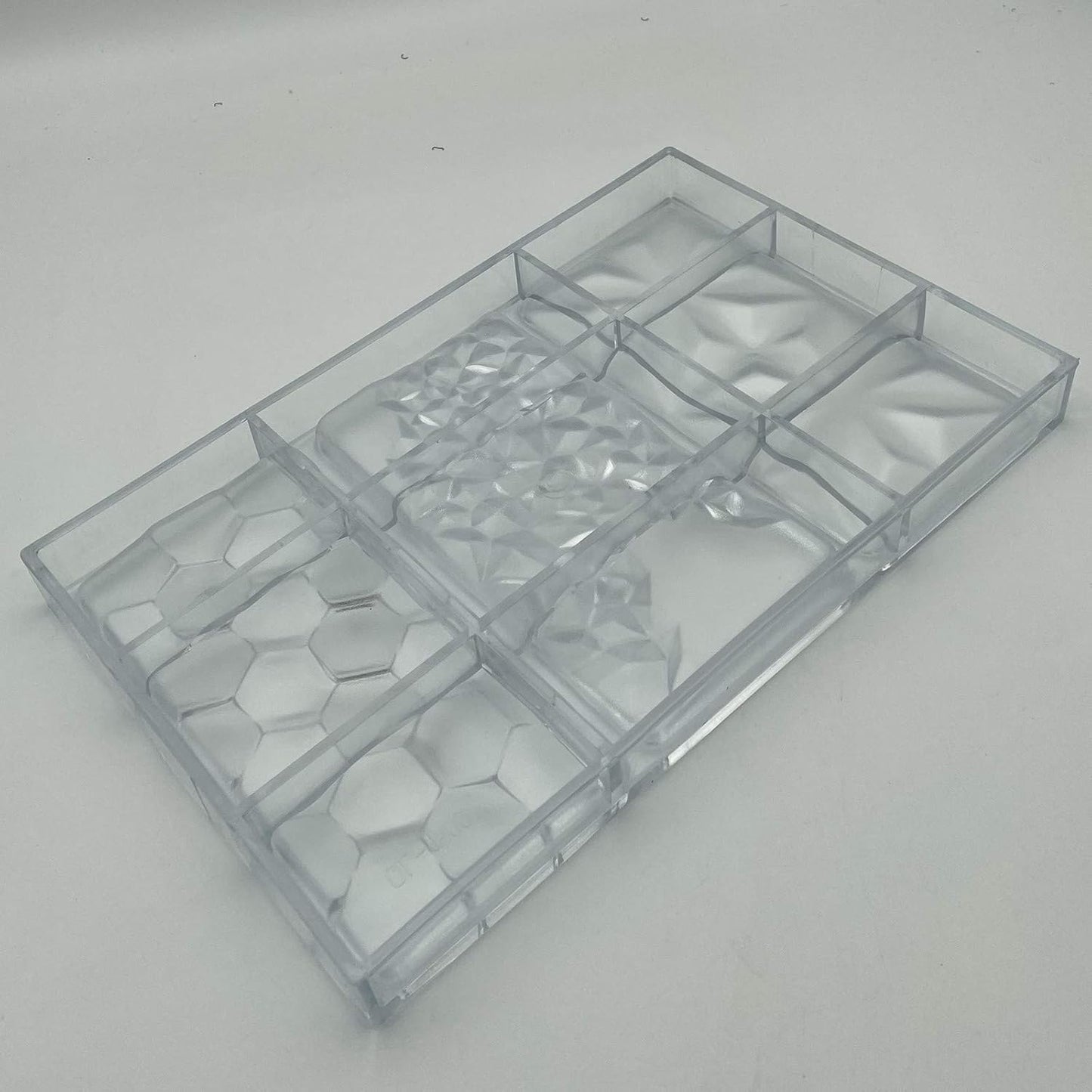 3 In 1 Polycarbonate Chocolate Bar Mold Large Break-Apart Candy Tray