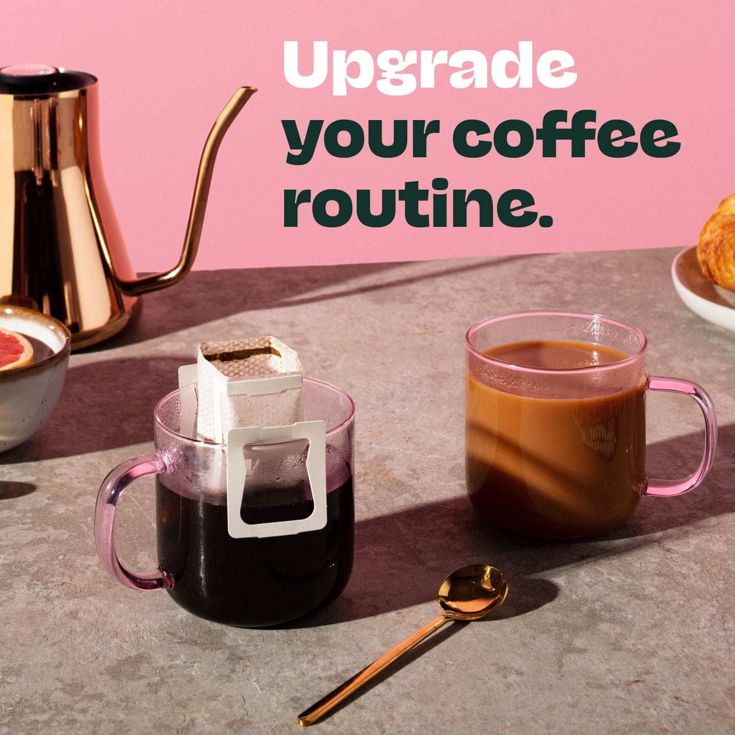 Copper Cow Coffee Premium Pour Over Single-Serve Vietnamese Coffee Pouches (24 pack) | Vanilla | Dark Roast | Flavored with Vanilla Beans | Convenient Vietnamese Ground Coffee Packets, Travel Friendly