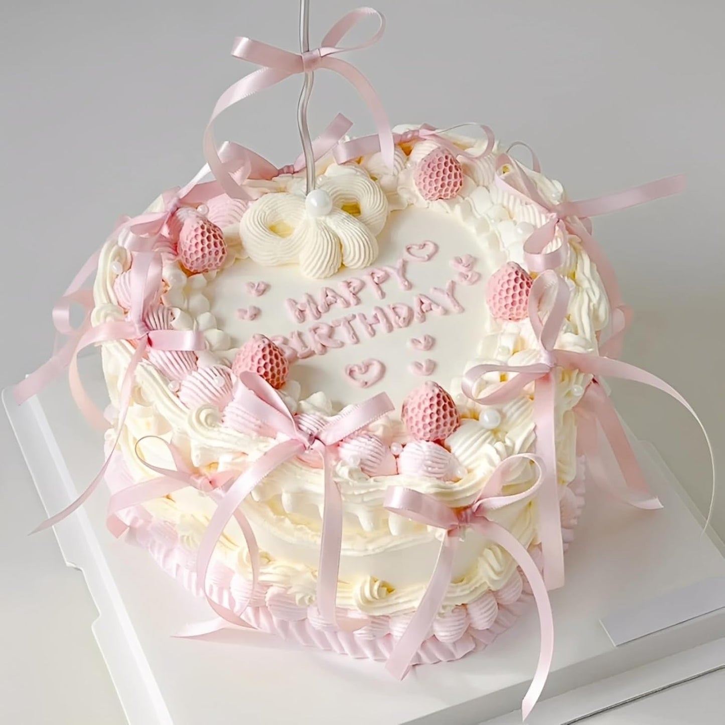 5 PCS Strawberry Baking Molds, Flowers Silicone Mold 3D Edible Strawberry Fruit Fondant Molds for Chocolate Candy Cupcake Cake Decoration Soap Wax Clay Resin Candle Making