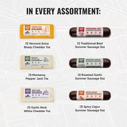 Farmers Market Gift Basket, Gluten Free, Keto, Paleo, Low Sodium, Zero Sugar, Christmas Charcuterie Board, Holiday Meat and Cheese Gift Baskets, Classic Assortment