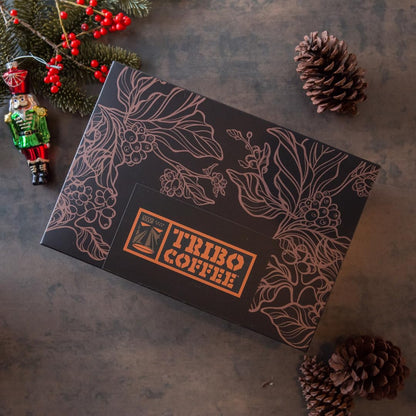 TRIBO COFFEE Single-Serve Portable Pour Over Drip Coffee - Fantastic Journey Variety Gift Box | Includes 30 servings - 15 types