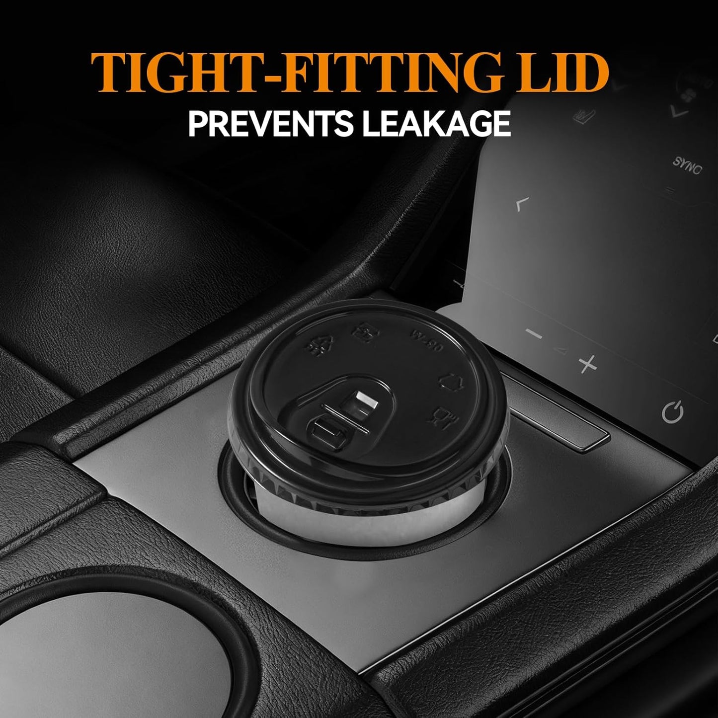 200 Count Sip Lids for Plastic Cups 90mm Strawless Clear Lids for Iced Coffee Beer Beverage Sipper Cups(Black)