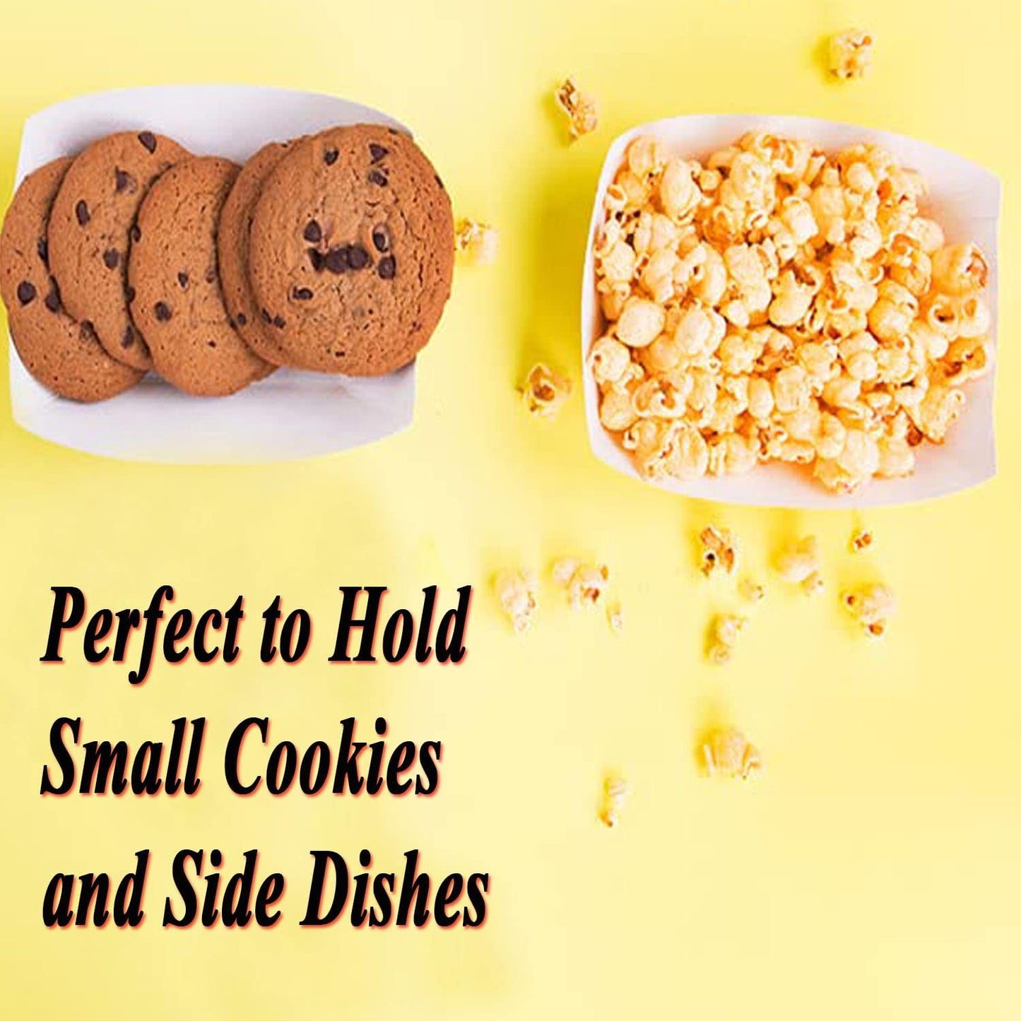 Angel's Peel Lounge Disposable Paper Food Tray — Hot Dog Trays, Nacho Trays, Paper Food Boats for Concession Stand and Party Snacks, Grease-Resistant Red Check Tray for Serving, 4x3in, 100-PACK