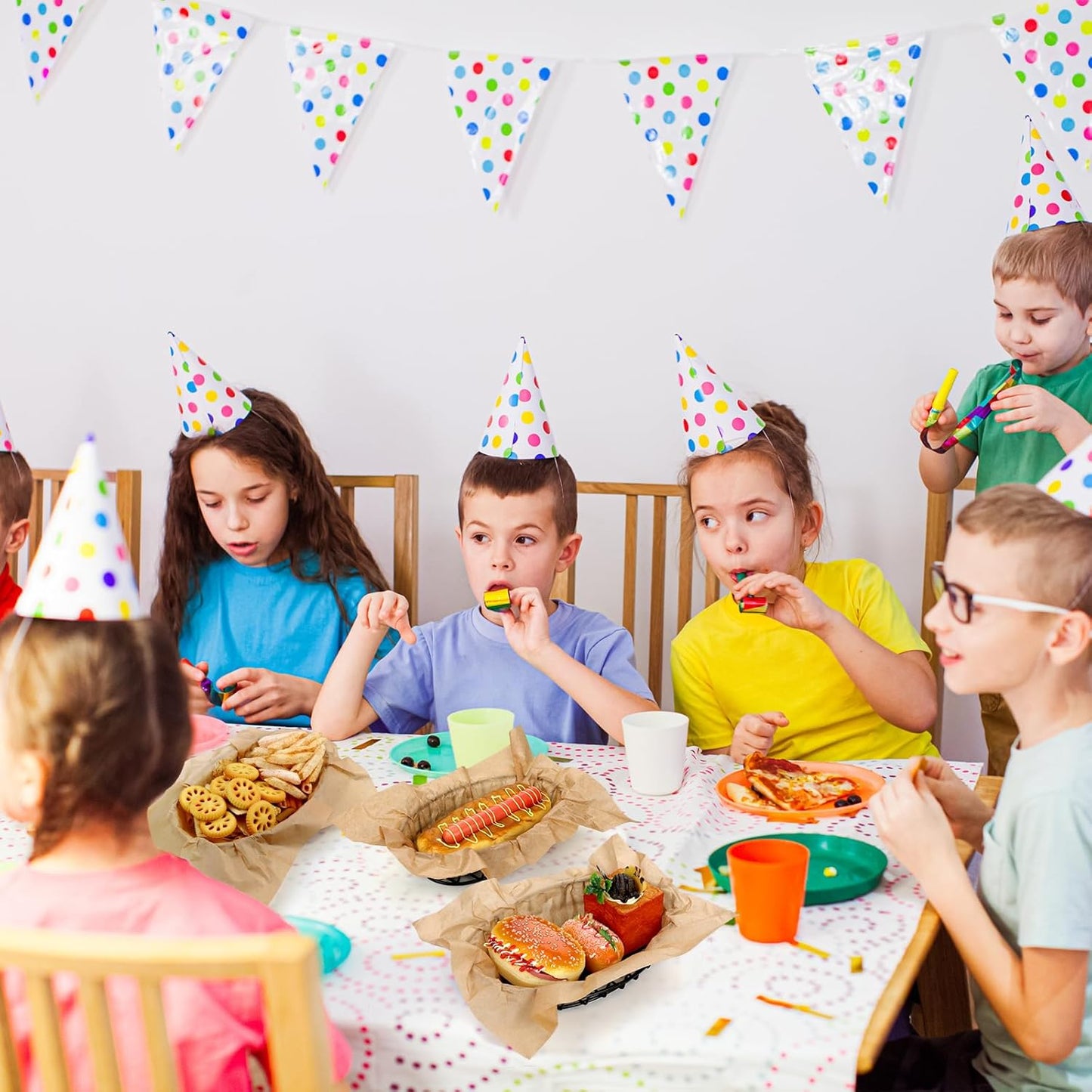 Hushee 12 Pcs Wire Bread Basket Bulk 9.5x6.2x2.2 Inch Oval Metal Dinner Roll Baskets for table Serving Fruit Bowl with 50 Deli Wrapper Paper for Restaurant Kitchen Fast Food