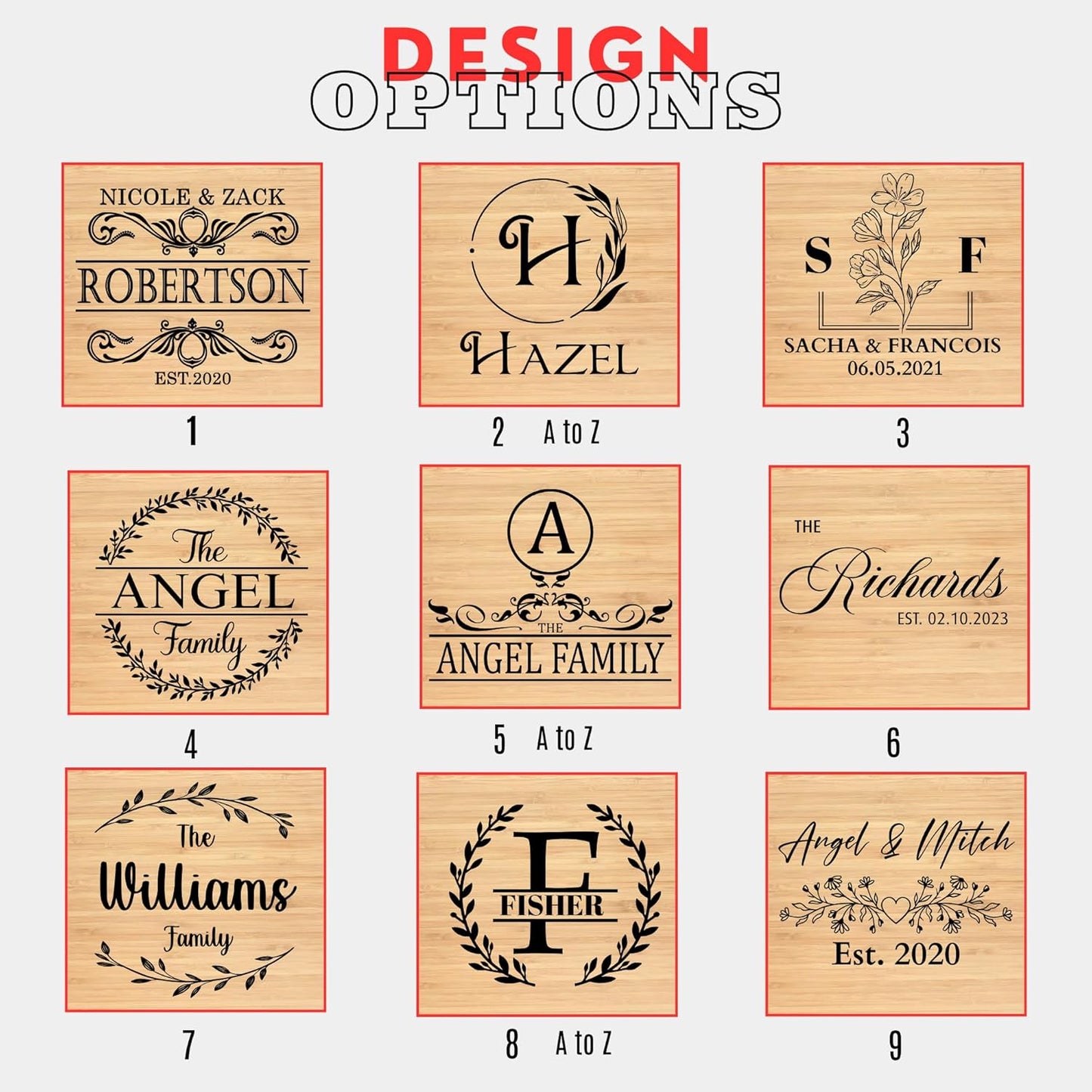 Personalized Charcuterie Boards Gift Set, Custom Engraved Cheese Board, Christmas Gifts for Mom Wedding Gifts for Couples, Bridal Shower, Birthday, Housewarming New Home Gifts for Family or Women