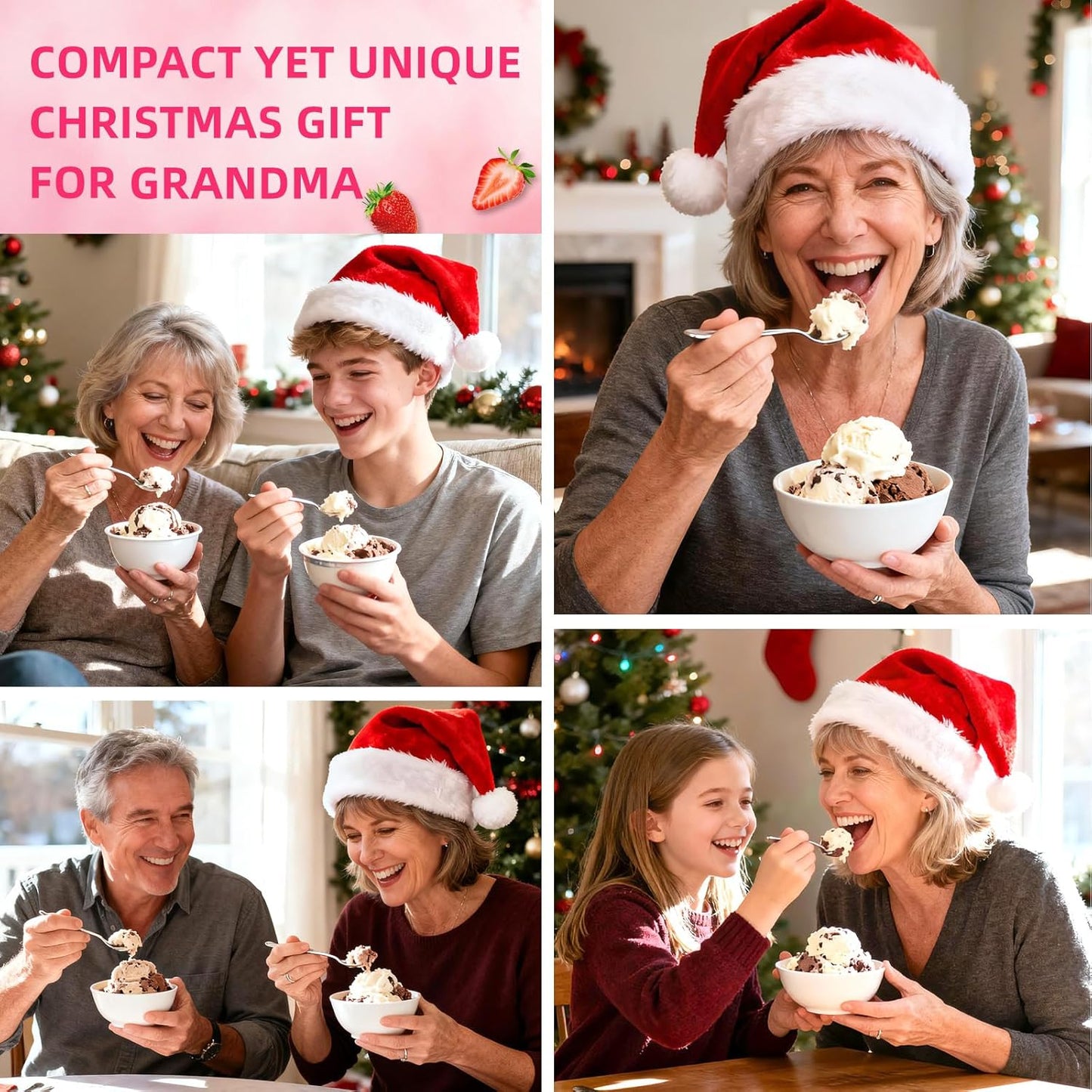 Christmas Unique Gifts for Grandma from Grandkids - Funny Ice Cream Scoop Shovel Gifts for Grandmother, Gigi, Nana, Granny - Cute Christmas Stocking Stuffers for Grandma's, Birthday Presents
