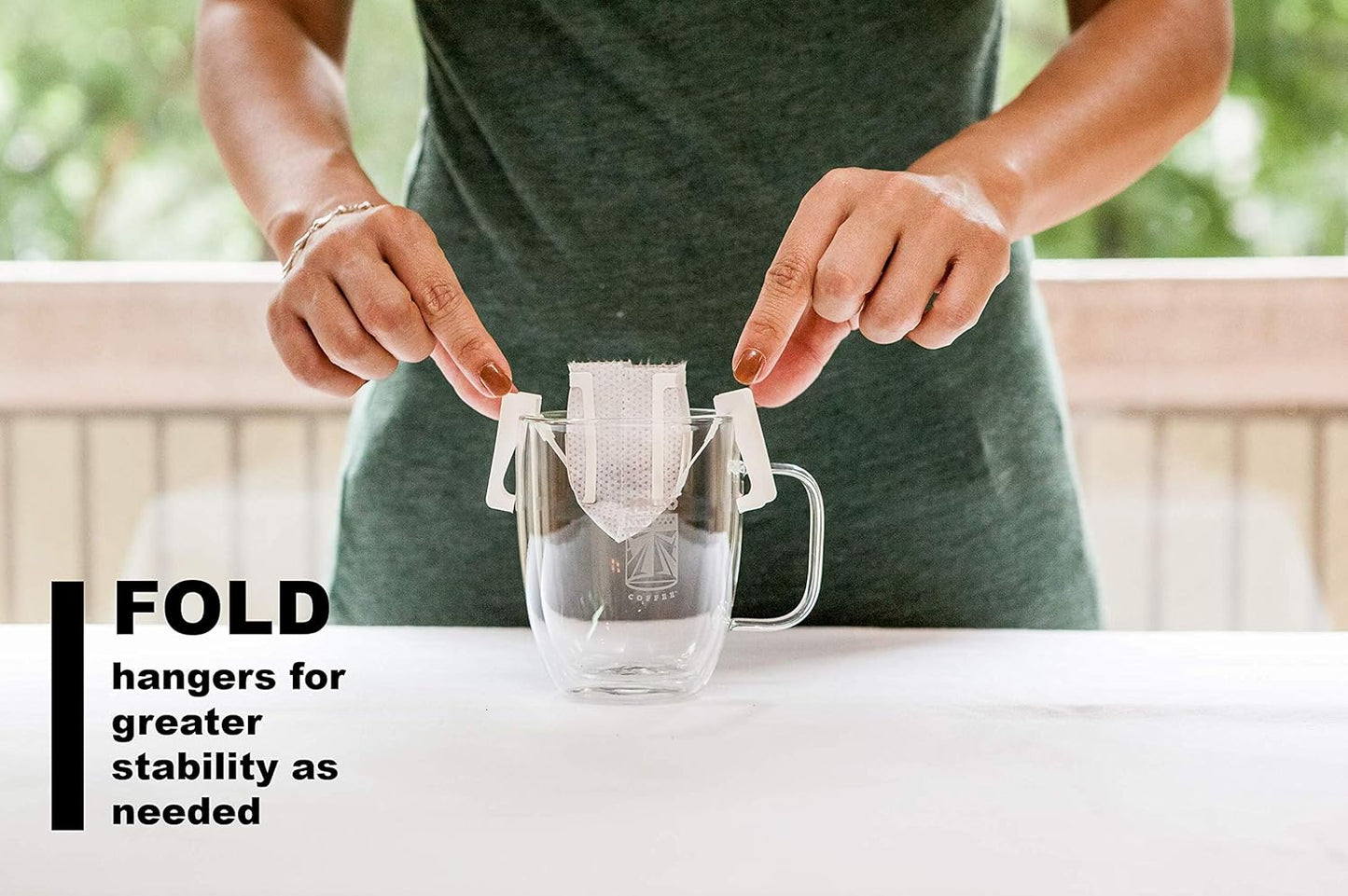 Tribo Coffee Single-Serve Portable Pour Over Drip Coffee - Ethiopia - 10 Servings (Light Roast)