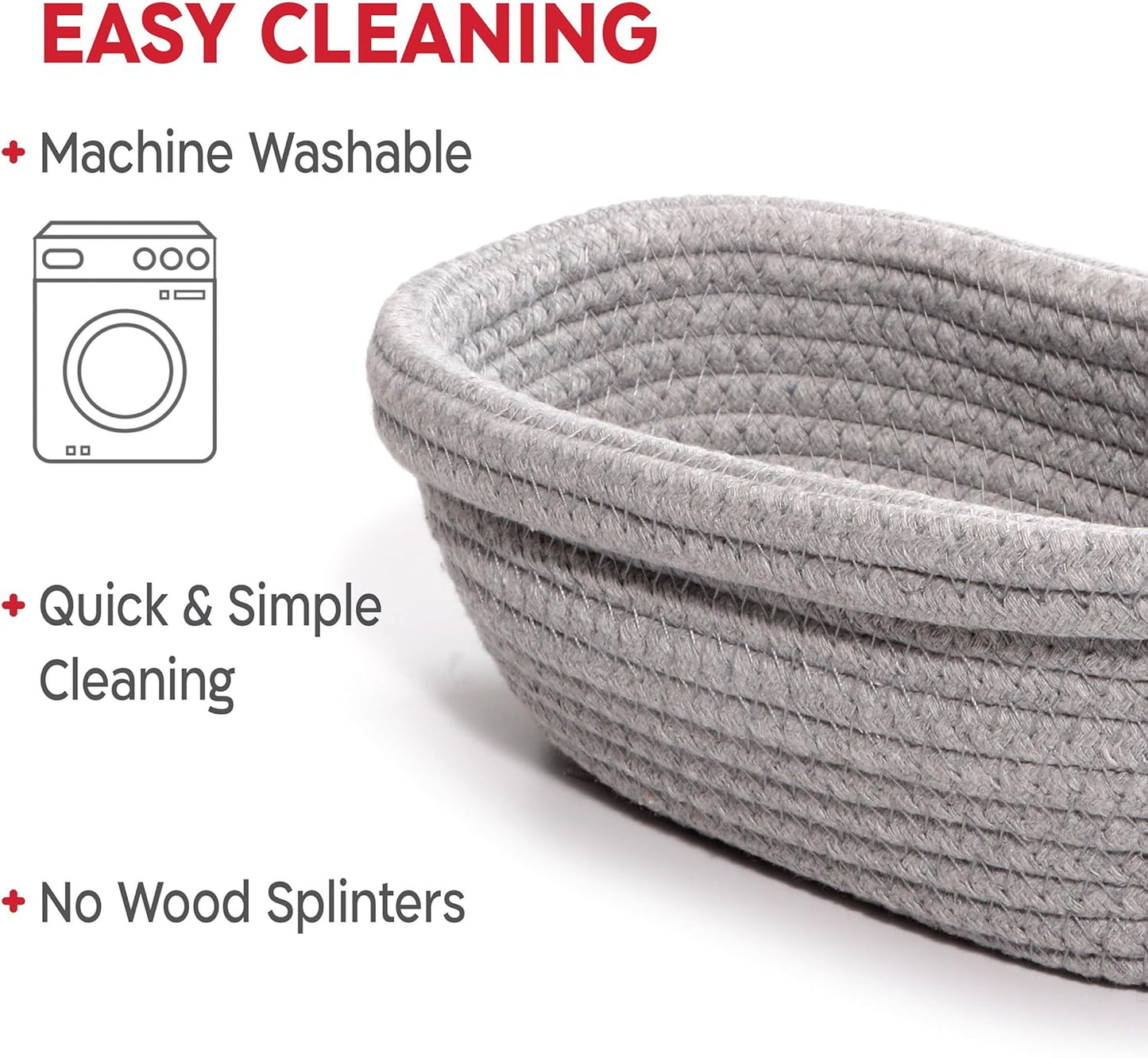 KneadAce Cotton Rope Banneton Bread Proofing Basket Set, Oval & Round Bread Baskets with Liners & Covers for Artisan Bread Baking, Sourdough Bread Baking Supplies