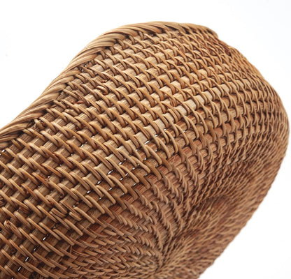 Rattan Bread Baskets Round Woven Fruit Bowls Key Holders Stackable for Storage, Snack, Fruit, Vegetable Natural Set of 3