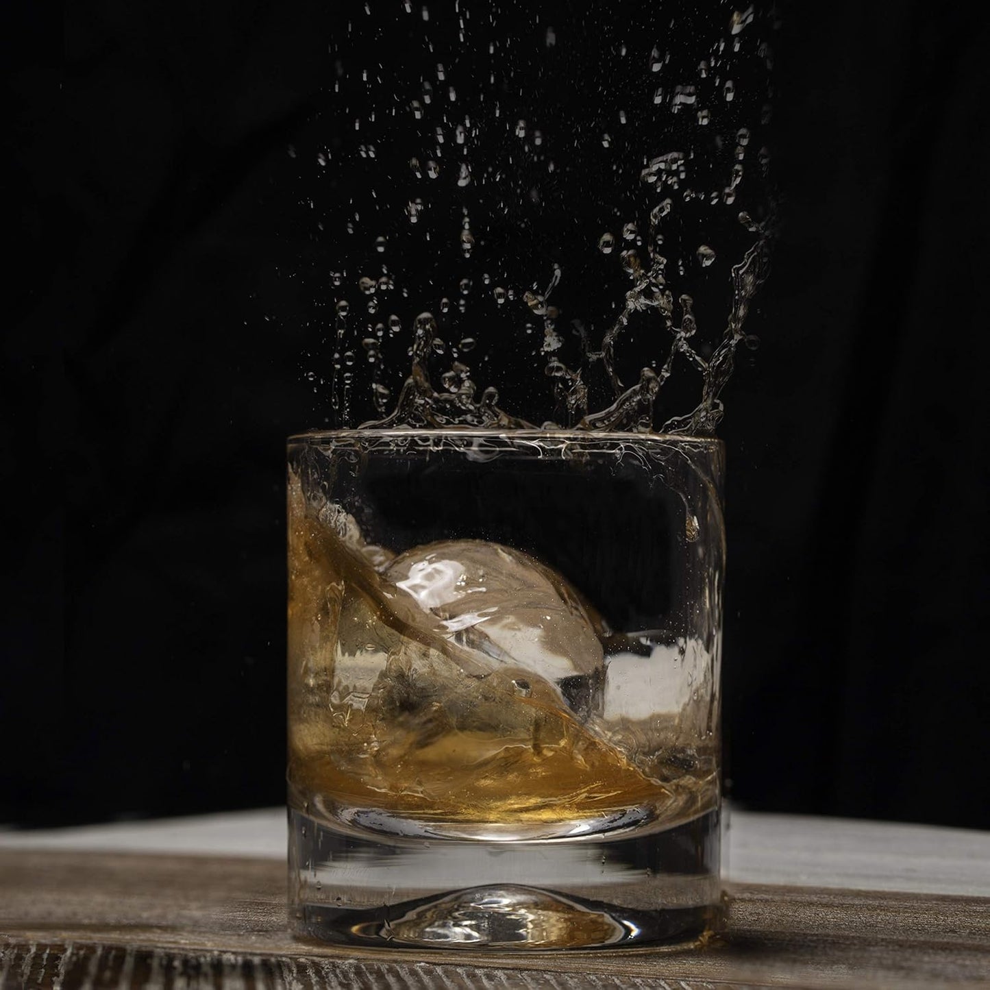 Lemonsoda Premium Clear Ice Ball Maker - 2 Large Round Ice Mold - 2.4" Ice - Round Ice Tray for Bourbon and Whiskey - Large Sphere Ice Cube Molds for Drinks