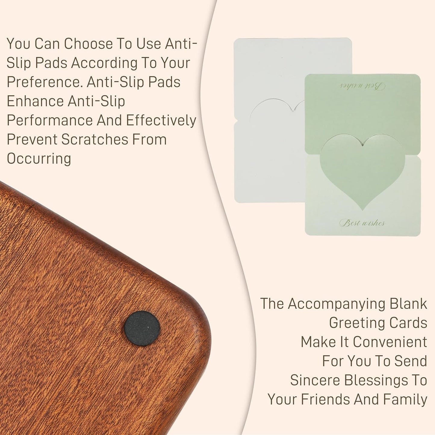 Solid African Ebony Wood Tray Set, 2-Pc Handmade, 9"x5.1" & 8.5"x4.5", for Bathroom Counter Organization, Vanity Tray, and Charcuterie Board, to Neatly Hold Candles, Perfume, and Jewelry