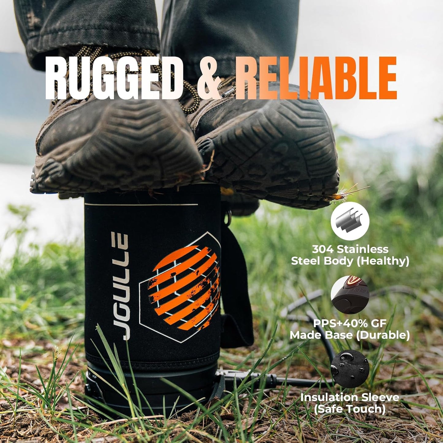 Electric Kettle, 120V Portable Water Boiler for Coffee & Tea, 304 Stainless Steel Mini Tea Kettle, 500W Fast Boiling Water with Auto Shut-Off, Camping & Travel Essentials