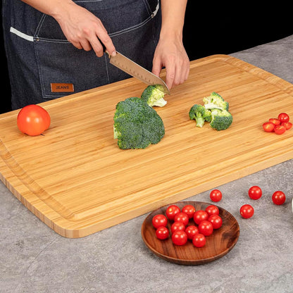 GAOMON 30" Extra Large Bamboo Cutting Board, Huge Wood Cutting Boards for Stove Top to Add Counter Space, Noodle Boards, Over the Sink Chopping Board, Carving Board for Turkey Meat Vegetables Cheese